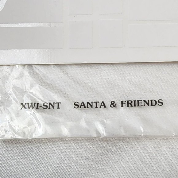 Vintage Christmas Static Cling Window 90s Santa Winter Holiday Decorations Lot - Picture 6 of 8